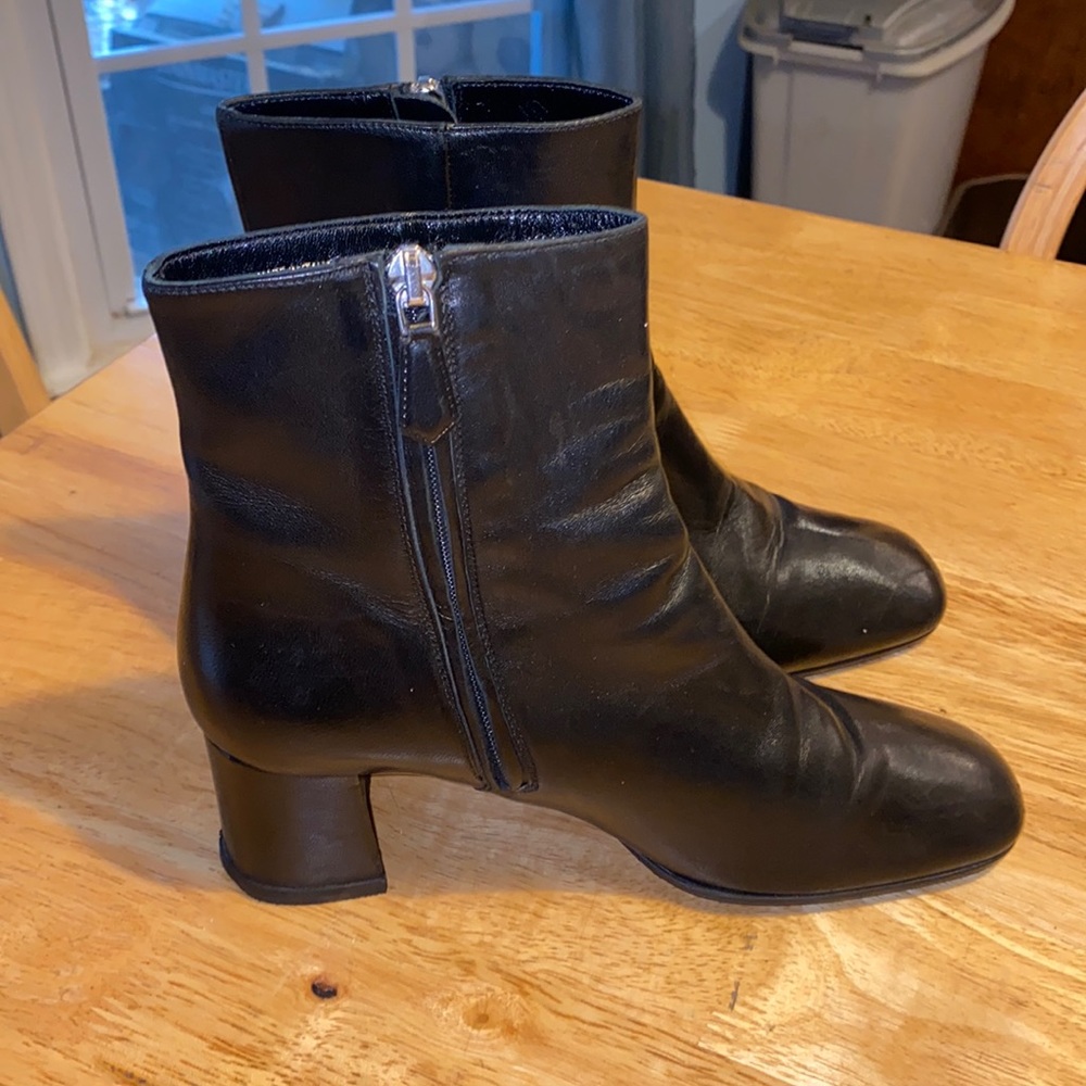 AUTHENTIC Prada Leather Booties NWOT Size 36